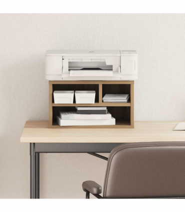 vidaXL Printer Stand Artisan oak 40 x 32 x 22.5 cm Engineered wood