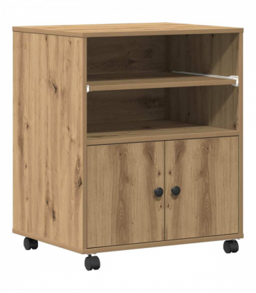 vidaXL Printer Stand Artisan oak 60 x 48 x 74 cm Engineered wood