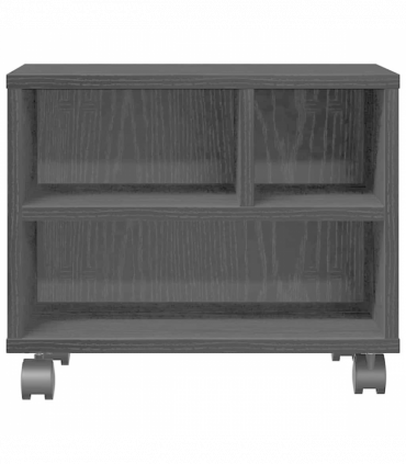 vidaXL Printer Stand Black Oak 41 x 32 x 33.5 cm Engineered wood