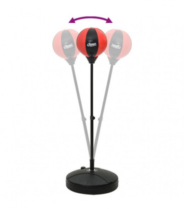 vidaXL Punching Ball Set with Gloves and Pump Adjustable Height 81-122 cm