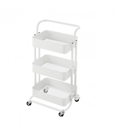 3 Tier Trolley White