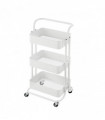 3 Tier Trolley White