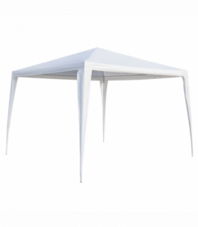 3 x 3m Waterproof Tent with Spiral Tubes White