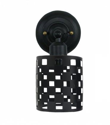 Industrial Black Cage Wall light~2568