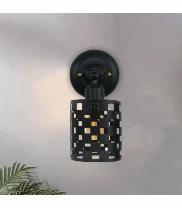 Industrial Black Cage Wall light~2568
