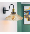Industrial Amber Glass Shade Wall lights  for Home Decor ~1774