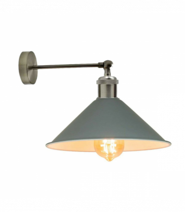 Industrial Grey Colour Wall Lamp Retro Light Vintage Wall Sconce Lights~2313