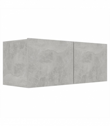 vidaXL 6 Piece TV Cabinet Set Concrete Grey Engineered Wood
