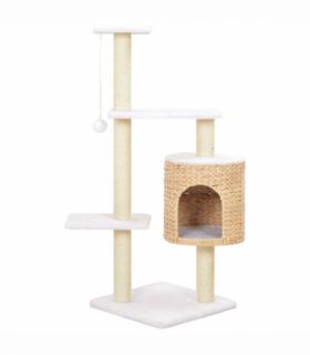 vidaXL Cat Tree with Sisal Scratching Post Seagrass