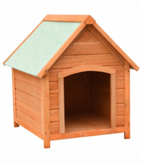 vidaXL Dog House Solid Pine & Fir Wood 72x85x82 cm