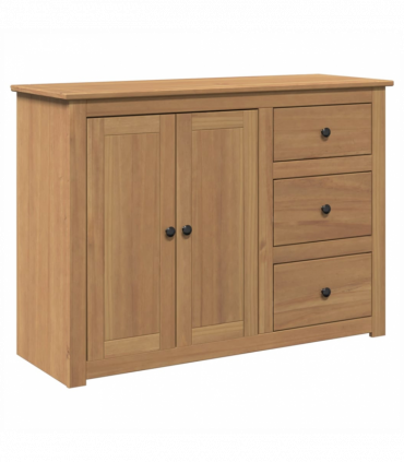 vidaXL Sideboard with Drawers PANAMA 112x40x80 cm Solid Wood Pine