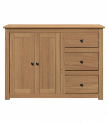 vidaXL Sideboard with Drawers PANAMA 112x40x80 cm Solid Wood Pine