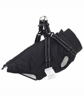 vidaXL Dog Coat Black L32