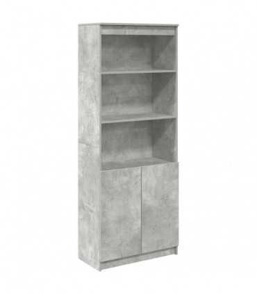 vidaXL Highboard Concrete Grey 70x35x180 cm Engineered Wood