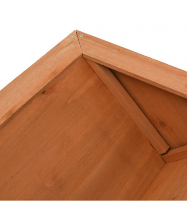 vidaXL Planter 90x55x56 cm Firwood