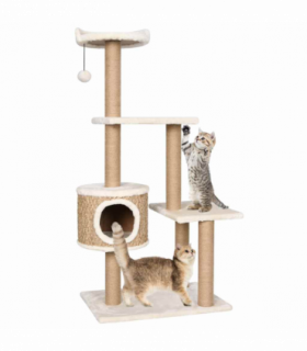 vidaXL Cat Tree with Scratching Post 123cm Seagrass