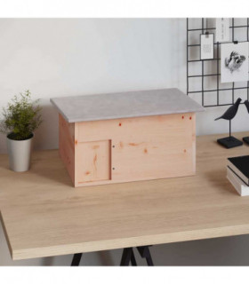 vidaXL Hedgehog House 45x33x22 cm Wood
