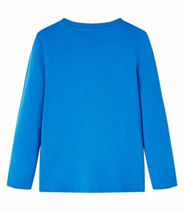 Kids' T-shirt with Long Sleeves Cobalt Blue 128