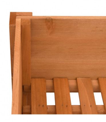 vidaXL Planter 88x43x80 cm Firwood