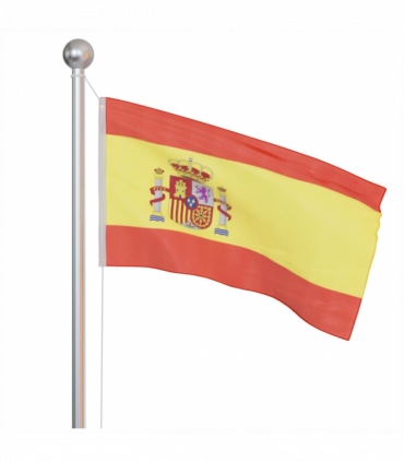 vidaXL Spain Flag 90x150 cm