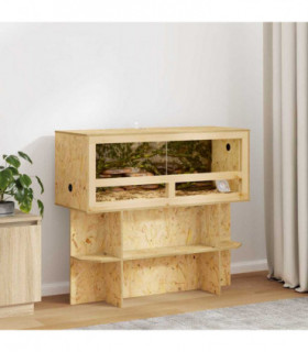 vidaXL Terrarium Brown 100 x 40 x 90 cm OSB