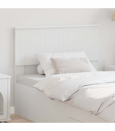 vidaXL Headboard White Engineered wood