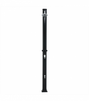 vidaXL Solar Shower Black 220 cm 20 L