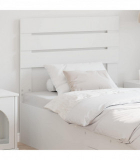 vidaXL Headboard White Engineered wood