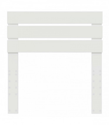 vidaXL Headboard White Engineered wood