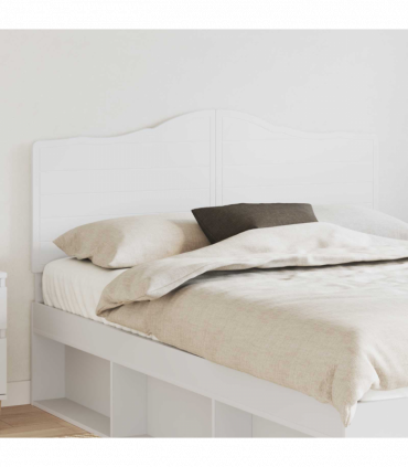 vidaXL Headboard White Engineered wood