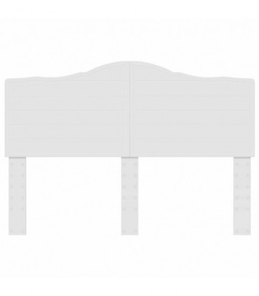 vidaXL Headboard White Engineered wood