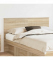 vidaXL Headboard Sonoma Oak Engineered wood