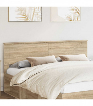 vidaXL Headboard Sonoma Oak Engineered wood