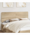 vidaXL Headboard Sonoma Oak Engineered wood