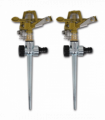 Impulse Sprinklers Garden Watering Zinc Metal Spike 2 pcs