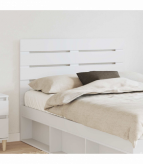 vidaXL Headboard White Engineered wood