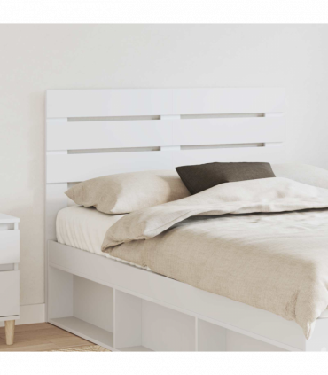 vidaXL Headboard White Engineered wood