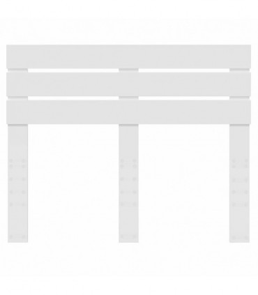 vidaXL Headboard White Engineered wood