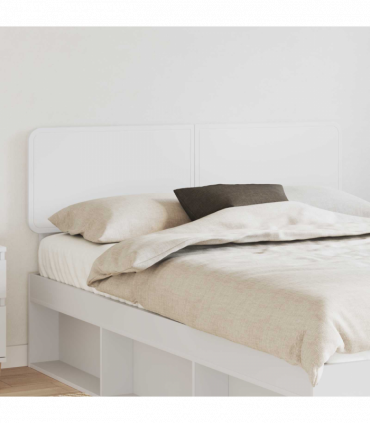 vidaXL Headboard White Engineered wood