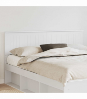 vidaXL Headboard White Engineered wood