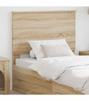 vidaXL Headboard Sonoma Oak 100 cm Engineered Wood