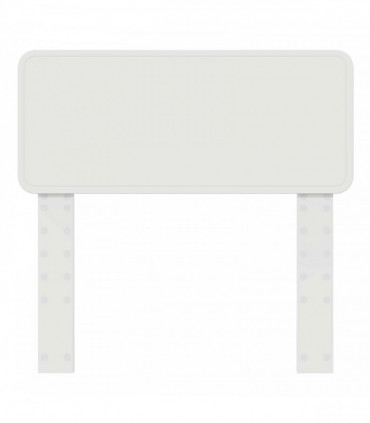 vidaXL Headboard White Engineered wood
