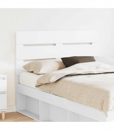 vidaXL Headboard White Engineered Wood
