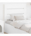 vidaXL Headboard White Engineered Wood