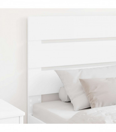 vidaXL Headboard White Engineered Wood