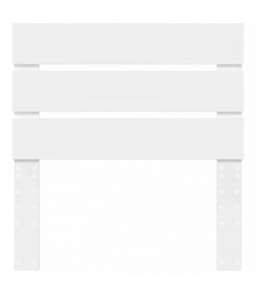 vidaXL Headboard White Engineered Wood