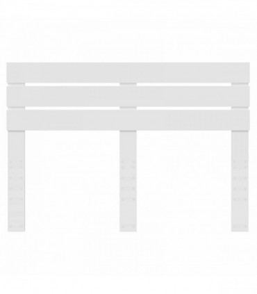 vidaXL Headboard White Engineered wood
