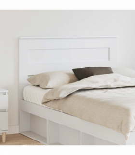 vidaXL Headboard White Engineered wood