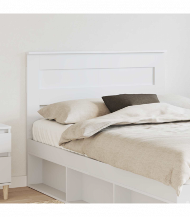 vidaXL Headboard White Engineered wood