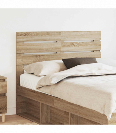 vidaXL Headboard Sonoma Oak Engineered wood